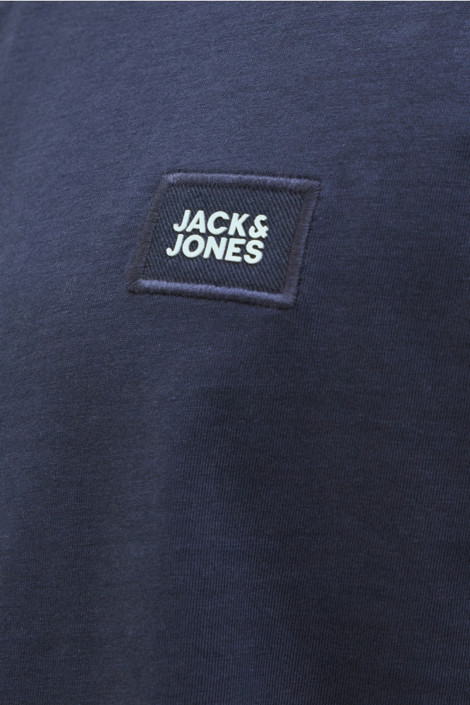 Jack & Jones blauwe heren t-shirt | Close up