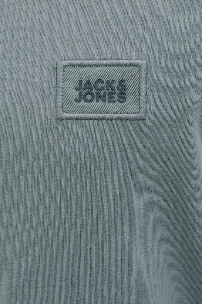 Jack & Jones blauwe heren t-shirt | Close up