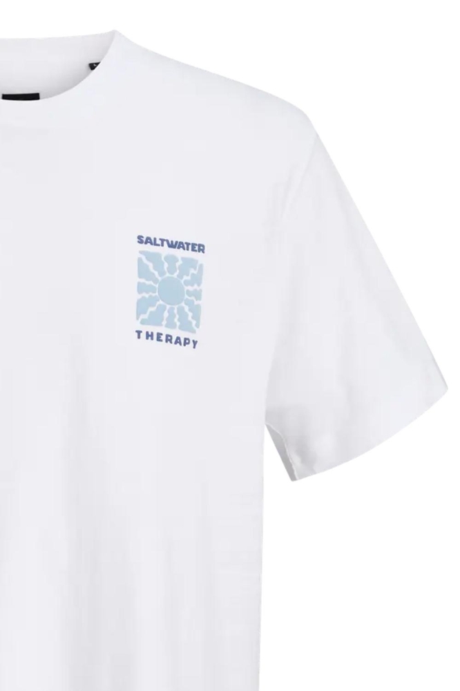 Jack & Jones witte heren t-shirt | Close up