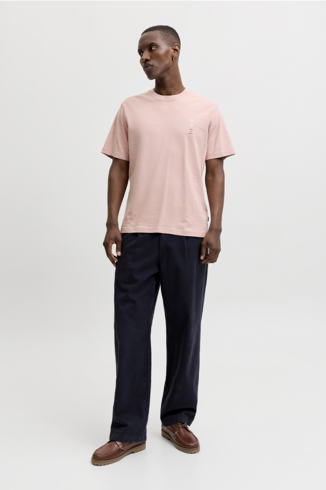Jack & Jones roze heren t-shirt | Model