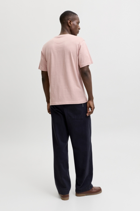Jack & Jones roze heren t-shirt | Model