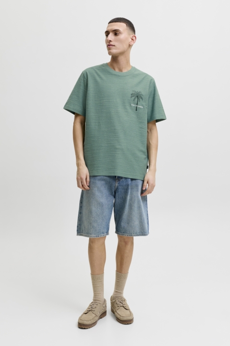 Jack & Jones groene heren t-shirt | Model