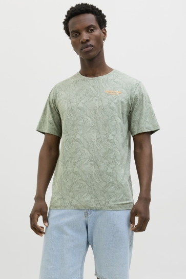 Jack & Jones jorfriday tee ss crew neck weh Groen