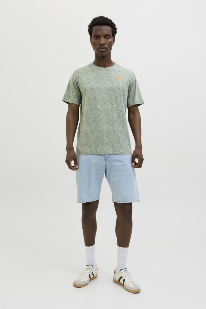 Jack & Jones groene heren t-shirt | Model