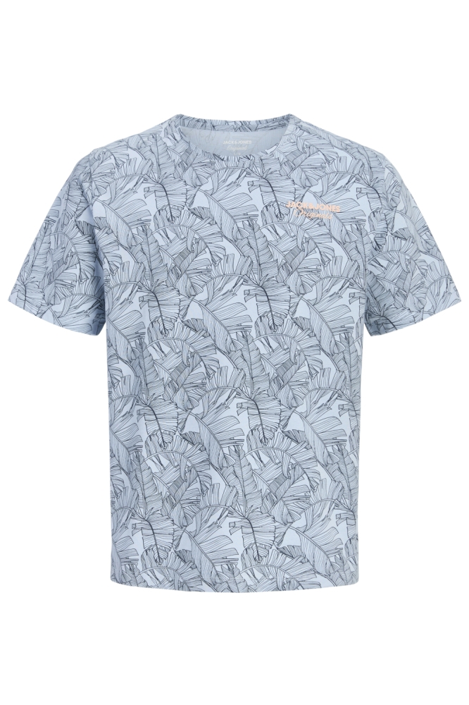 Jack & Jones blauwe heren t-shirt | Vooraanzicht