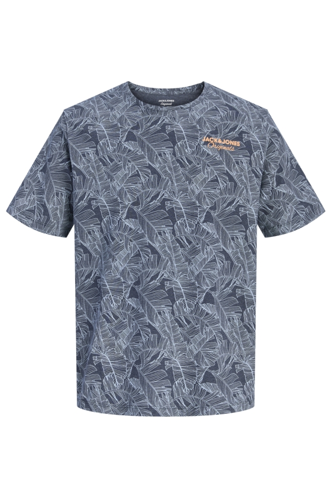 Jack & Jones blauwe heren t-shirt | Vooraanzicht