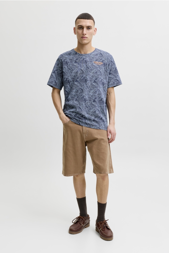 Jack & Jones blauwe heren t-shirt | Model