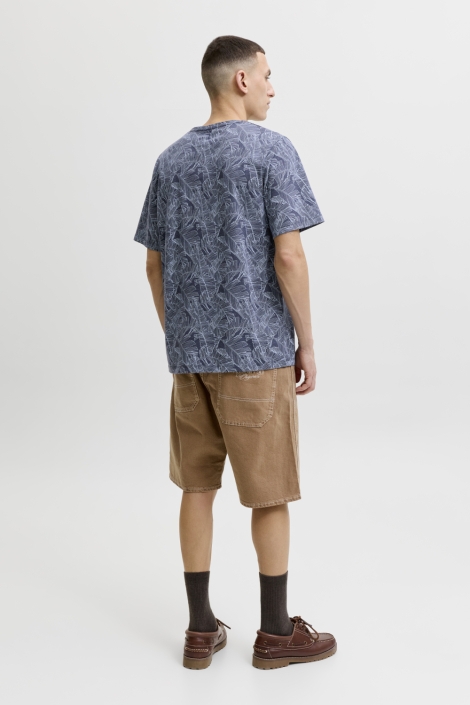 Jack & Jones blauwe heren t-shirt | Model