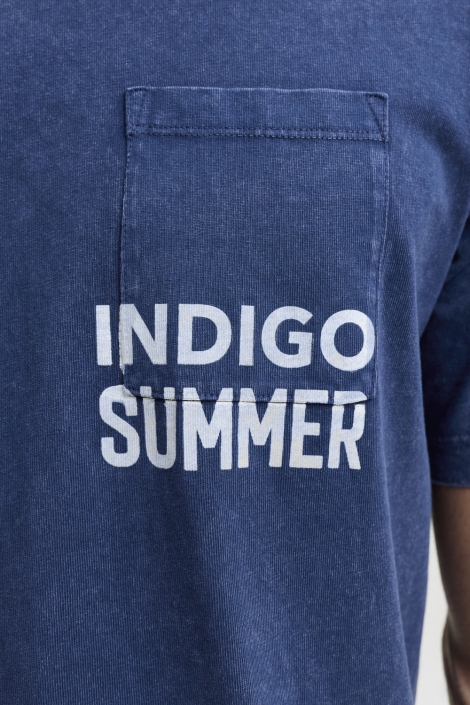 Jack & Jones blauwe heren t-shirt | Kleurstaal