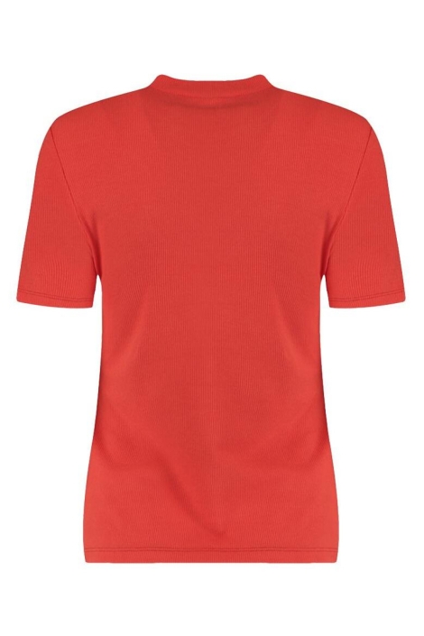 Harper & Yve rode dames t-shirt | Achteraanzicht