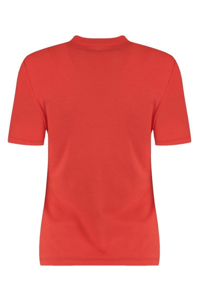 Harper & Yve rode dames t-shirt | Achteraanzicht