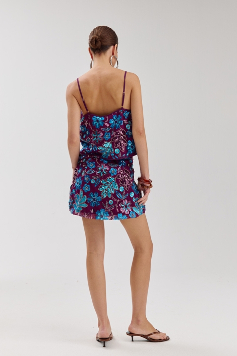 Harper & Yve paarse dames top | Model