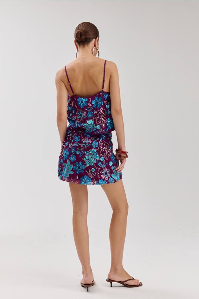 Harper & Yve paarse dames top | Model