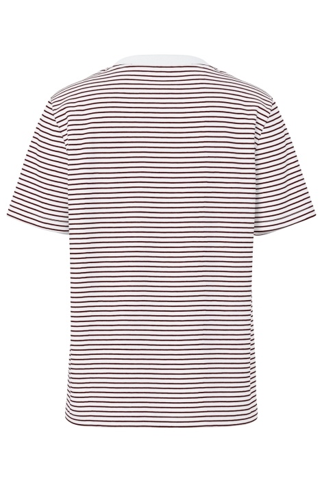 Pieces witte dames t-shirt | Achteraanzicht