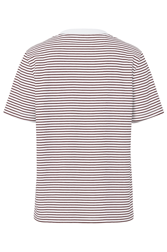 Pieces witte dames t-shirt | Achteraanzicht