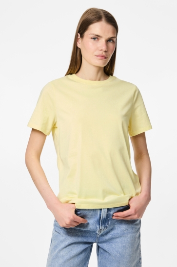 Pieces T-shirt PCRIA SS SOLID TEE JRS NOOS BC 17140802 FRENCH VANILLA