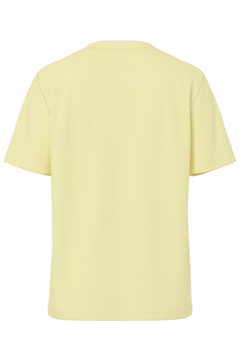 Pieces gele dames t-shirt | Achteraanzicht