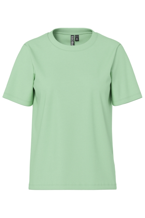 Pieces groene dames t-shirt | Vooraanzicht