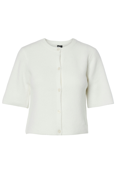 Pieces witte dames vest | Vooraanzicht