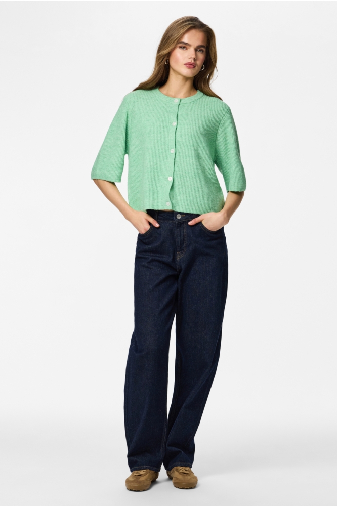 Pieces groene dames vest | Model