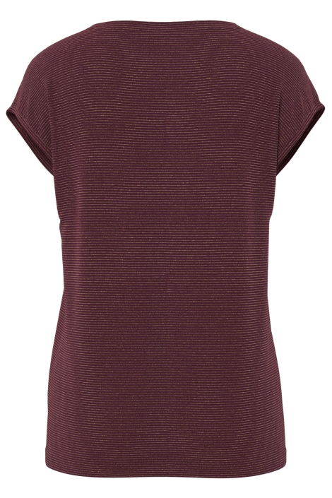 Pieces bordeaux dames t-shirt | Achteraanzicht