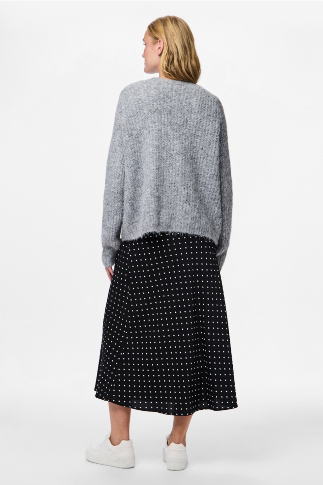 Pieces grijze dames vest | Model