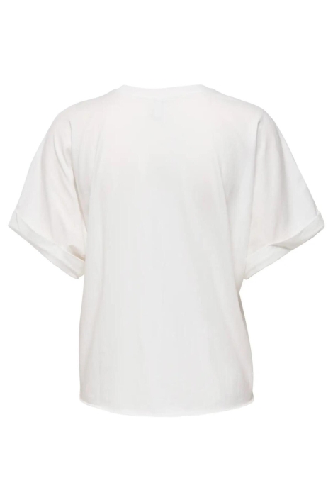 Only witte dames t-shirt | Achteraanzicht