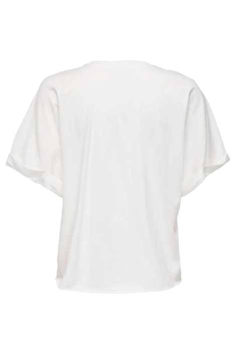 Only witte dames t-shirt | Achteraanzicht