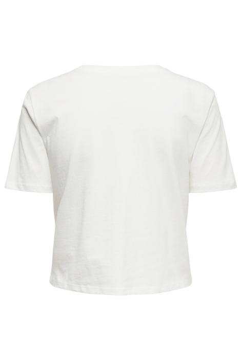 Only witte dames t-shirt | Achteraanzicht