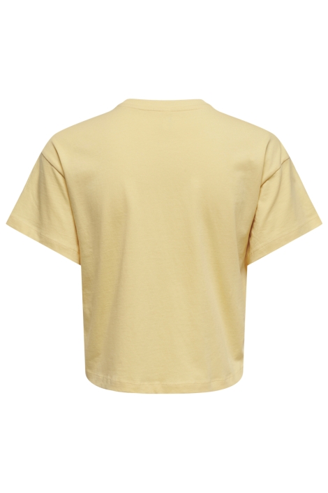 Only gele dames t-shirt | Achteraanzicht