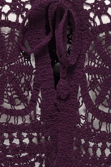 Only bordeaux dames vest | Close up