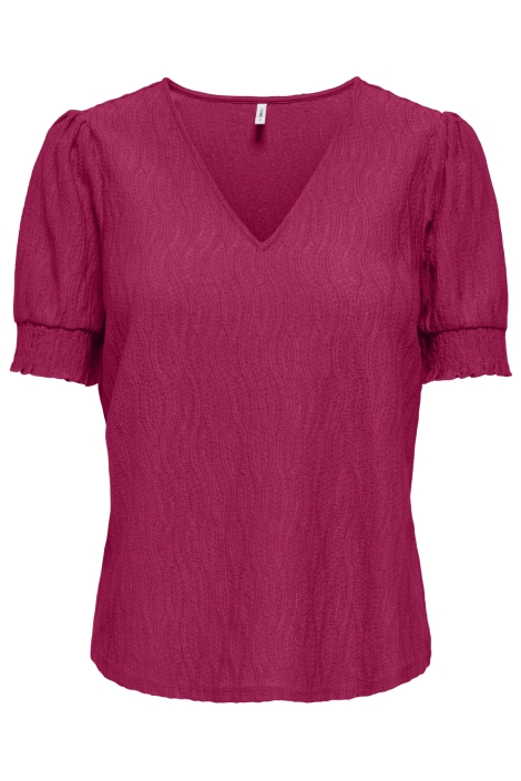 Only roze dames t-shirt | Vooraanzicht