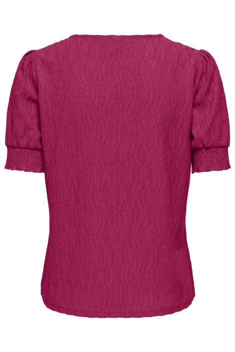 Only roze dames t-shirt | Achteraanzicht