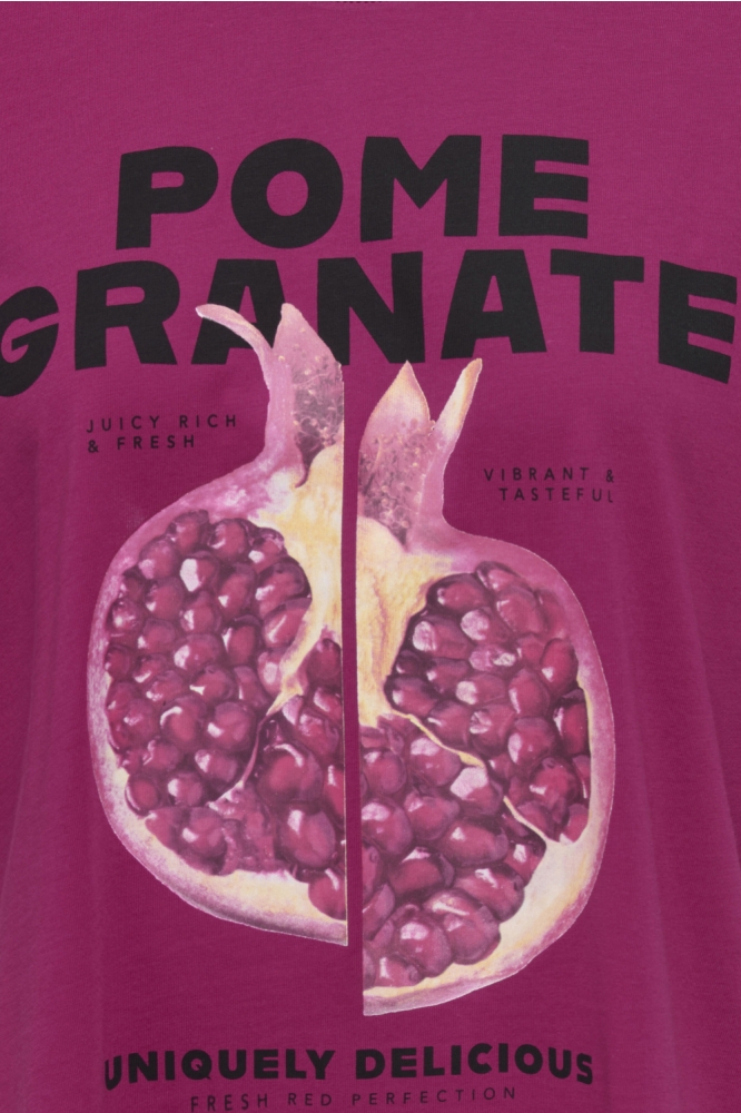Only roze dames t-shirt | Close up