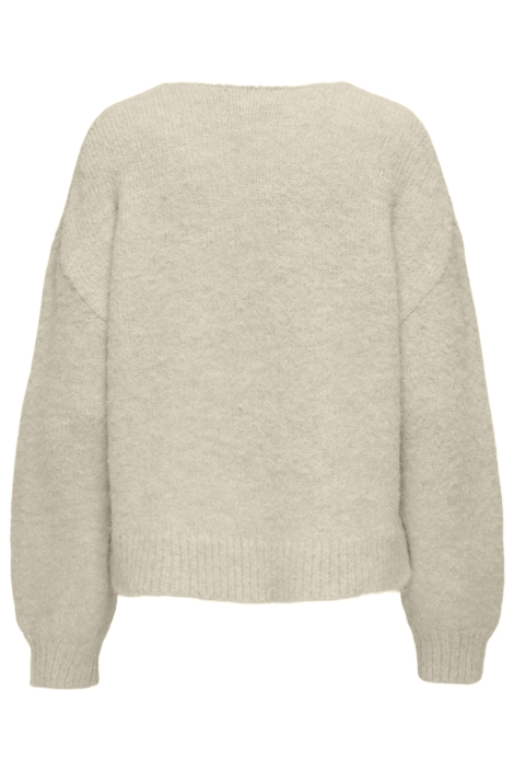 Only beige dames vest | Achteraanzicht