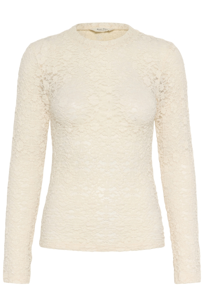 Part Two ecru dames t-shirt | Vooraanzicht