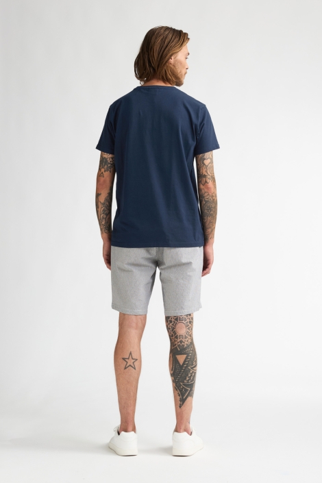 Petrol Industries blauwe heren t-shirt | Model