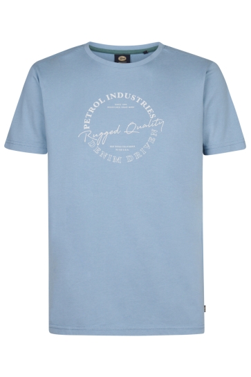 Petrol Industries men t-shirt ss classic print Blauw