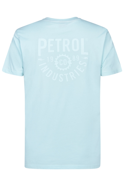 Petrol Industries blauwe heren t-shirt | Achteraanzicht