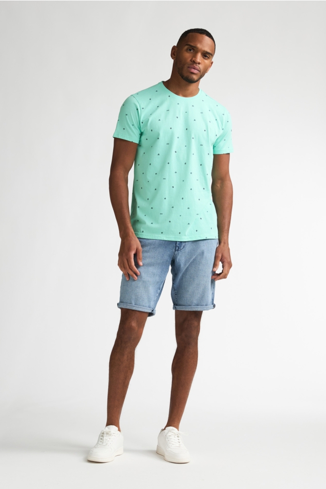 Petrol Industries groene heren t-shirt | Model