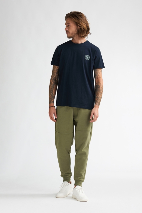 Petrol Industries blauwe heren t-shirt | Model