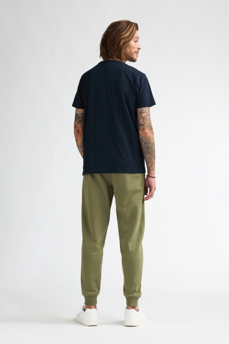 Petrol Industries blauwe heren t-shirt | Model