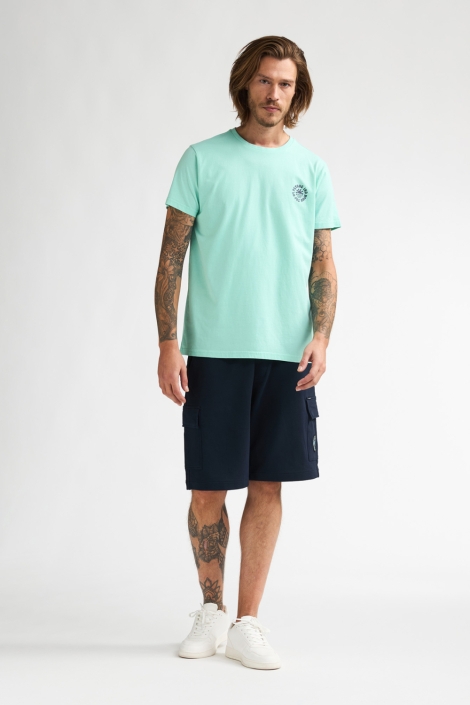 Petrol Industries groene heren t-shirt | Model