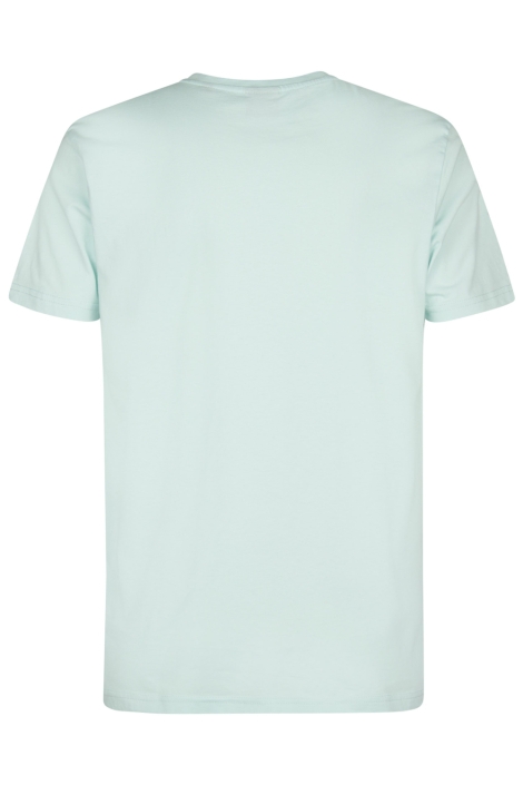 Petrol Industries groene heren t-shirt | Achteraanzicht