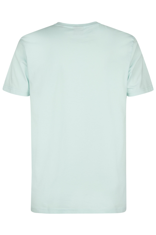 Petrol Industries groene heren t-shirt | Achteraanzicht