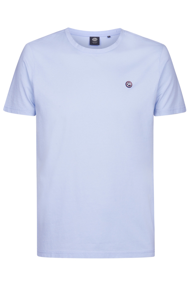 Petrol Industries blauwe heren t-shirt | Vooraanzicht