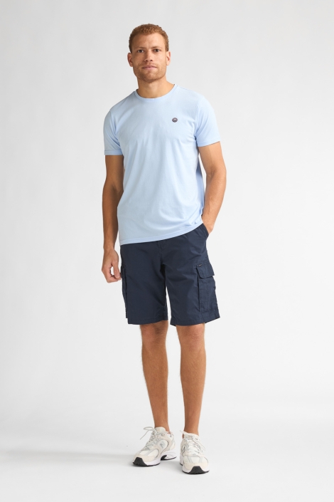 Petrol Industries blauwe heren t-shirt | Model