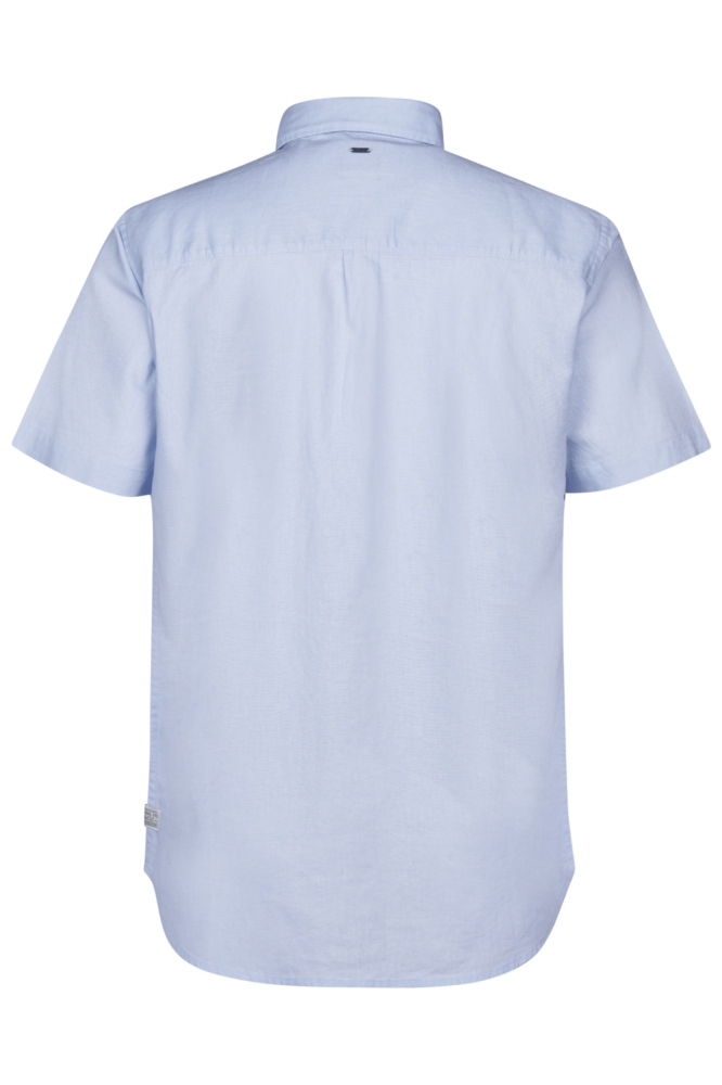 Petrol Industries blauwe heren overhemd | Achteraanzicht