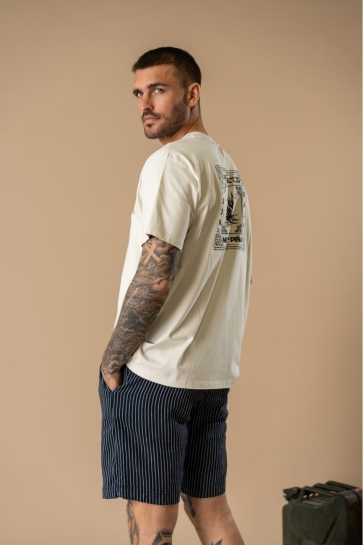 Petrol Industries men t-shirt ss Beige