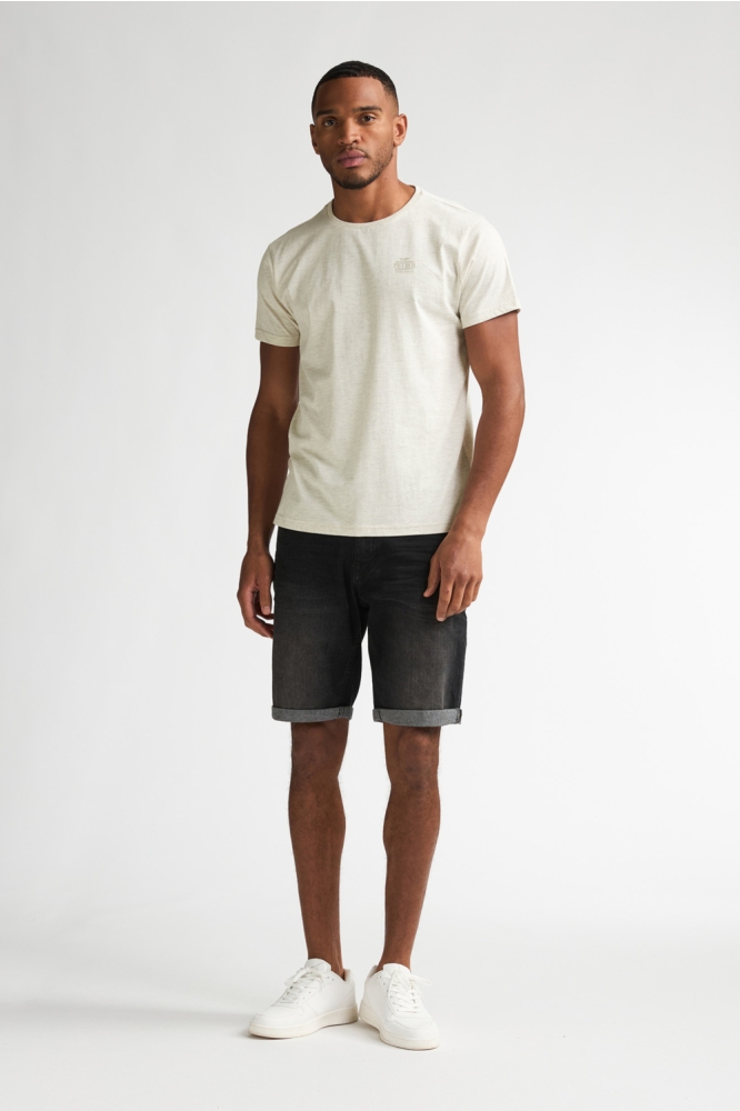 Petrol Industries beige heren t-shirt | Model